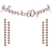 Glittery Rose Gold Cheers to 60 Years Banner for 60th Birthday Wedding Anniversary Party Decorations Supplies | Extra Rose Gold Glittery Circle Dots Garland