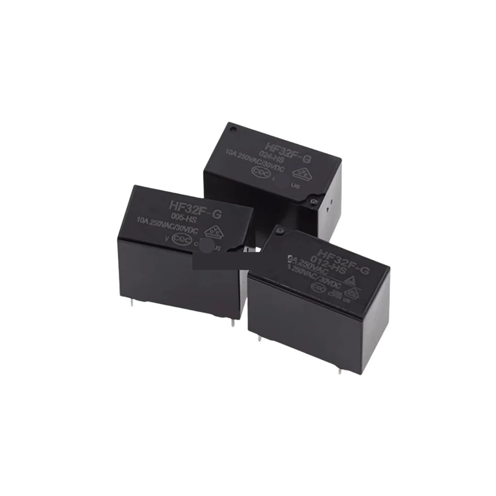 Relais HF32F-G-024-HS 24 V CC haute isolation pour commutation de puissance 10 A