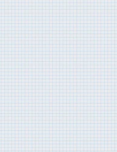 Pacon papier composition 8.5"x11" quadrillé 1/4" blanc 500 feuilles