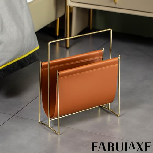 Fabulaxe Magazine Holder and Rack for Desktop, Home Office, Living Room, Waiting Areas, Farmhouse File Storage, Basket for Letters, Magazines, Books, Newspapers and Other Reading Materials 14-Inch by Fabulaxe - Image 8