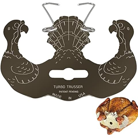 Pomrone Chicken Stand For Grill - Stainless Steel Roast Chicken Rack,Stainless Steel Chicken Wing Leg Rack Grill Holder Rack With Hook For Ovens, Grills, Rotisserie Cover