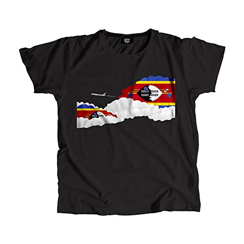 T-shirt Swaziland avion pour homme et femme en coton