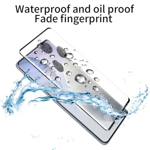 Image of Advanced Black Border Tempered Glass Screen Protector Compatible for Samsung Note 20 Ultra (6.9 Inch, Pack of 1) | Full Screen Coverage Screen Protector Guard Protector