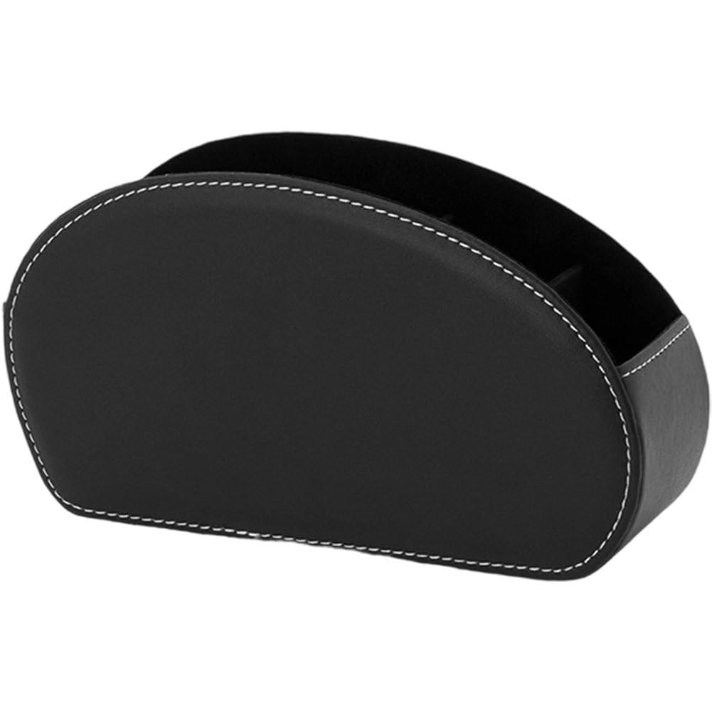 Support de télécommande en cuir PU avec finitions haut de gamme