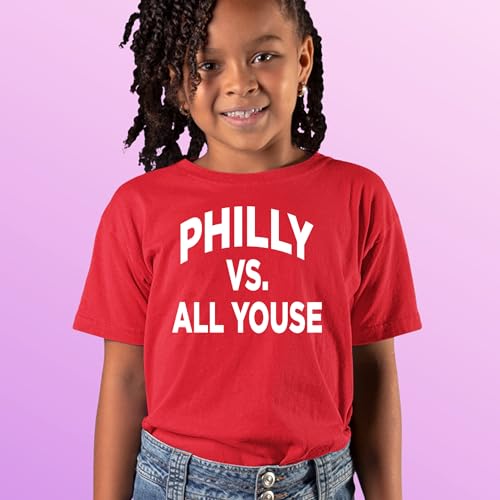 Philly Vs. All Youse Philly Thing Youth T-Shirt, Soft Cotton, Graphic Tee2