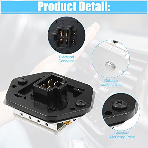 Image of ACROPIX HVAC Blower Motor Resistor AC Blower Control Module Fit for Mitsubishi Lancer 2002-2007 No.MR568591 - Pack of 1 Black