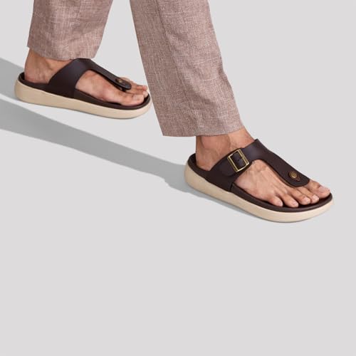 Image of Neeman's PureWhoosh Breeze Sandals for Men | Waterproof Chappal | Casual Slippers with Ergonomic Arch Support & Anti Skid EVA Sole | Adjustable Strap | Lightweight Monsoon Floaters for Beach & Outdoor Wear