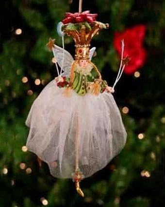 Patience Brewster Poinsettia Princess Ornament - Krinkles Christmas D?cor New 08-30627 by Krinkles