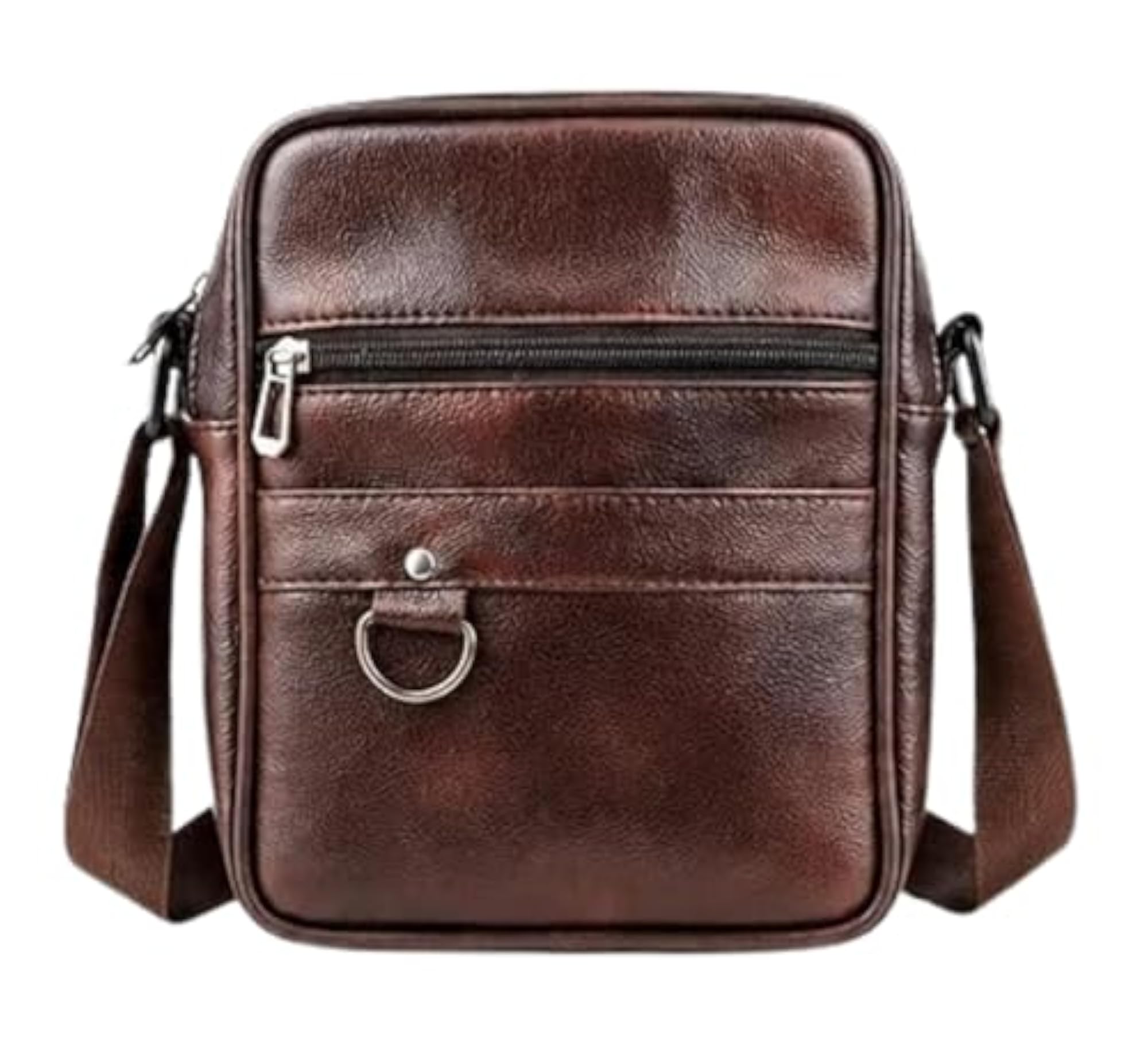Men's Stylish PU Leather Compact Sling Shoulder Bag