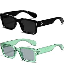 2 Pack (Black/Grey+transparent Green/Grey)