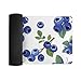 Blueberries with Leaves Desk Mat Non-Slip Laptop Writing Pad Large Keyboard Mousepad with Rubber Base 23.6