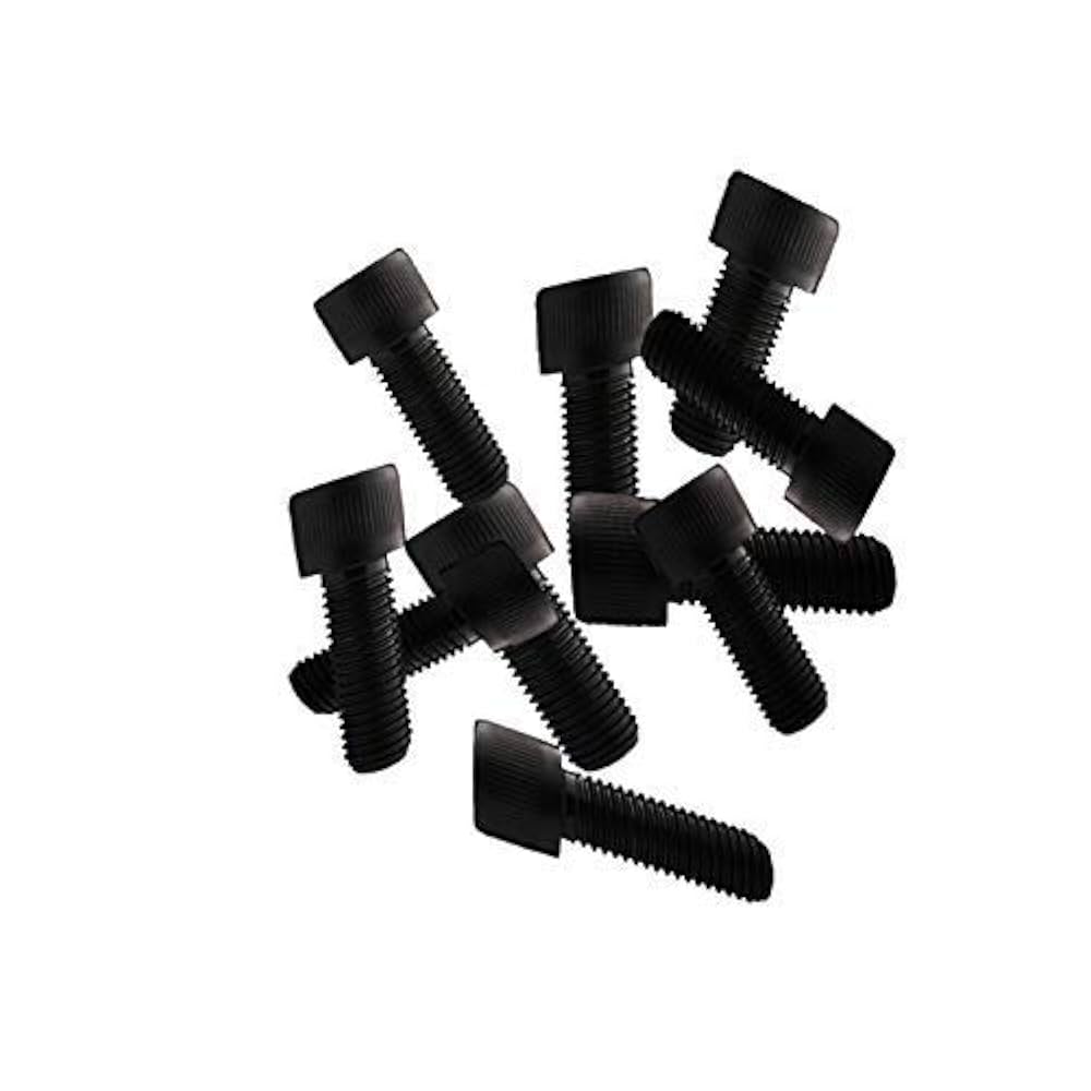 SMPH Metal Allen Key Nuts and Bolt M5 X 25 mm Length High Tension Bolts Machine Thread (Black) -10 Pieces : Amazon.in: Home Improvement