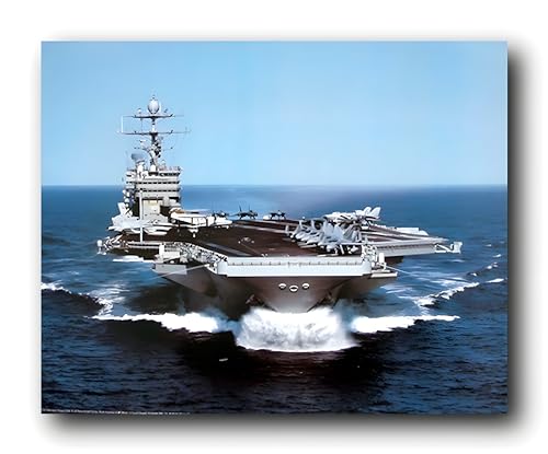 Wall Decor USS Harry Truman US Navy Aircraft Carrier Art Print Poster (16x20)