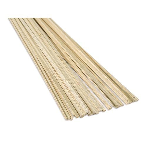 Balsa Wood 1/8 X 1/4 X 36 (15) - Quantity is Listed in Parenthesis in Title