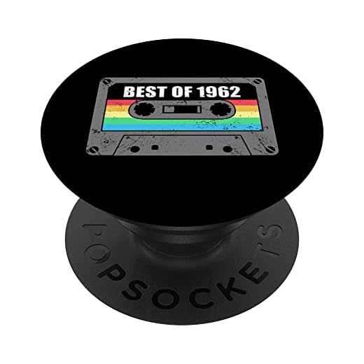 Cumpleaños Best Of 1962 Vintage 1962 PopSockets PopGrip Intercambiable