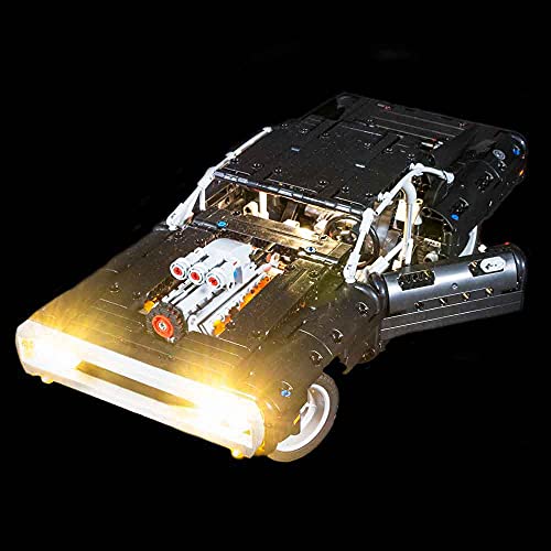 Light My Bricks für Lego Doms Dodge Charger #42111 Lichtset mit verschiedenen Bit-Lichtern - Streifenlicht… – Bild 4