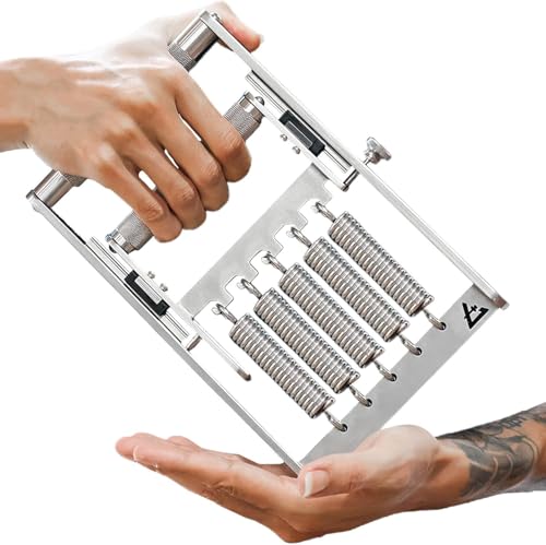 Handtrainer mit verstellbarem Widerstand, 5 Federn für verbesserte Griffkraft, ideal für Muskelaufbau und Rehabilitation