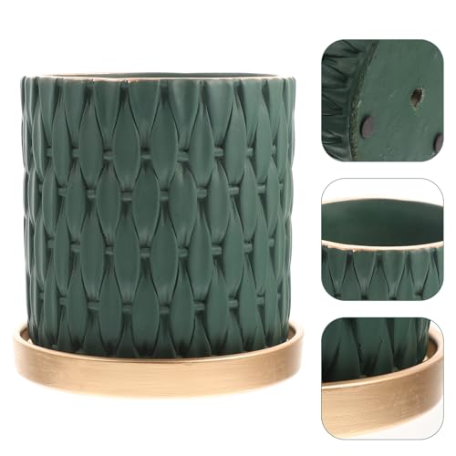Pot de pépinière en ciment pour décoration extérieure durable