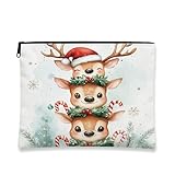 Tissu en lin fonctionnel : sac de maquillage léger et respirant, cette construction en lin aide à prévenir l'accumulation d'humidité à l'intérieur du sac