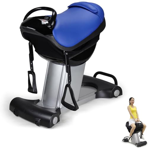Image of Electric Horse Riding Simulator - Home Gym Exercise Machine with Hip Assist, 20 Levels & 3 Programs, Plug-in Design for Effective Equine Workouts (Black)