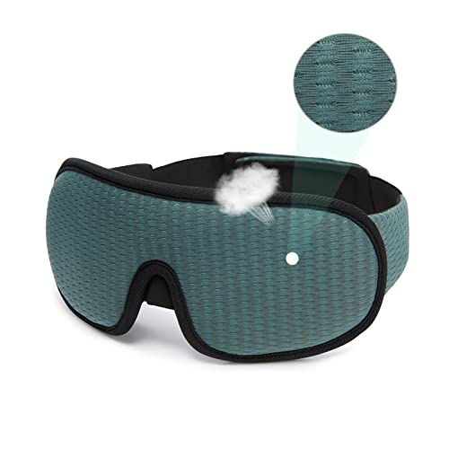 Masque de couchage 3D respirant avec blocage de lumière total noir