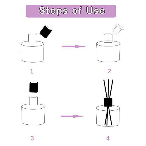 Reed Diffuser, Binca Vidou Lavender Reed Oil Diffusers Set For Office Decor Bedroom Living Room Aromatherapy For Gift Idea & Stress Relief 120 Ml/4.09 Oz #TOP6