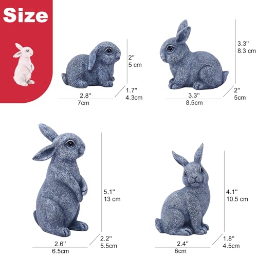 Statues de lapin pour rompre la monotonie de votre terrasse