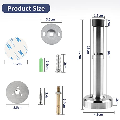 SWAWIS Fermaporta 12cm Fermaporta a Muro