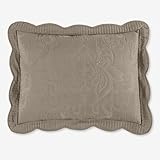BrylaneHome Amelia Sham - Taupe, King