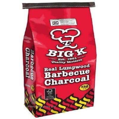 Bigg K BBQ Lumpwood Charcoal – 5kg | 100% Natural Hardwood Charcoal | Fast Ignition, Long Burn | Ideal for Grilling, Smoking & Outdoor BBQs | No Additives