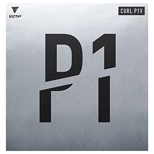 VICTAS Curl P1V - Long Pips Table Tennis Rubber Red / 1.5