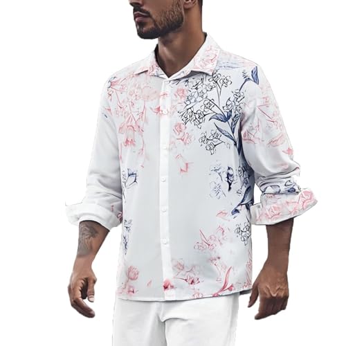Chemise col mao homme Palestine blanche légère et facile d'entretien pour le quotidien