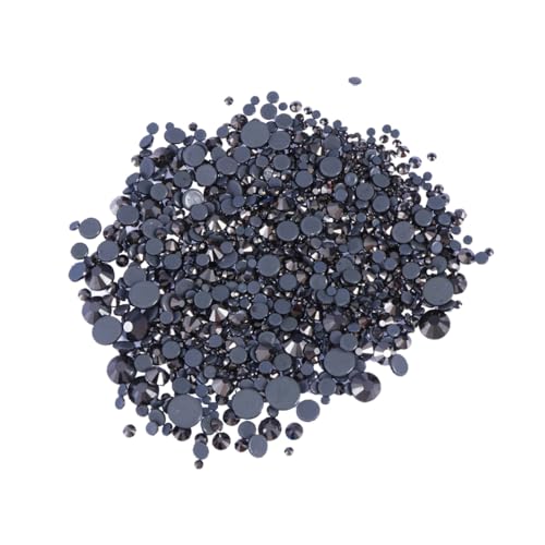 Veemoon 1000piezas Diamante de Fondo Plano para Bricolaje Cuentas Decorativas de Cristal Semi-artificiales Surtidos para Regalos y Manualidades Kit de Abalorios Cuentas de Joya para Hacer