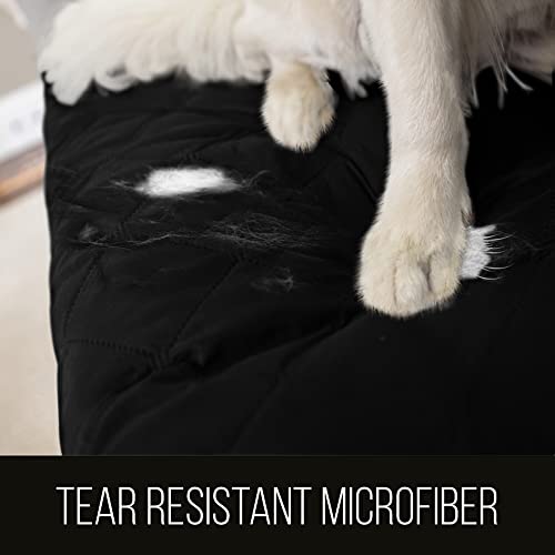 image for Sofa Shield Loveseat Slip Cover with Patented Strap, Cushion Protector