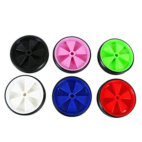 Emvanv Kids Bicycle Training Wheels, 1 Pair Bike Assist Wheel Balance Stabilisers Training Tool Low Noise Rubber Bike Replacement Stabilizer Wheels(White) #TOP3