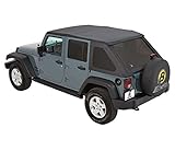 Bestop 5282335 Black Diamond Replace-A-Top For 2007-2018 Wrangler Jk Unlimited - Trektop NX Hardware