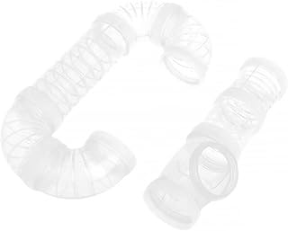 FRCOLOR 2 Peças Tubo De Gaiola De Animal Acessórios De Rede Acessórios De Hamster Túneis E Tubos De Brinquedo Tubo Plástico Para Animais Pequenos Bichos Brinquedos Acessórios De Exercício