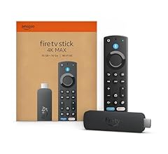 Amazon Fire TV Stick 4K Max (newest model), streaming device, supports Wi-Fi 6E, free & live TV without cable or satellite