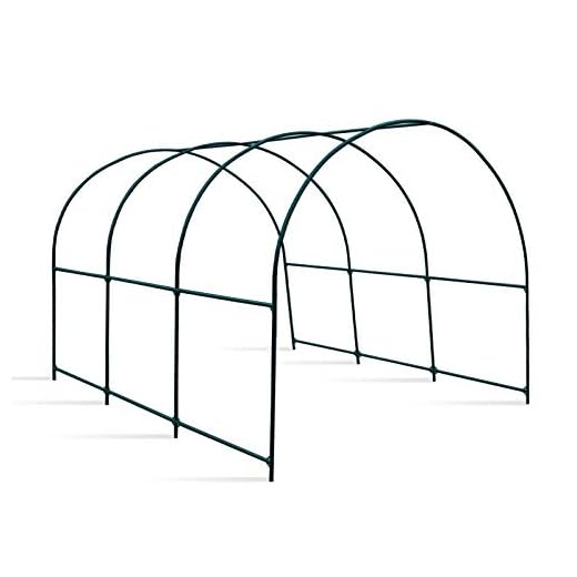 YardGrow Large Garden Support Arch Frame Climbing Plant Arch Arbor for Various Climbing Plant Roses Vines Birthday Wedding Party Decoration Pergola Frame (12' x 7' x 7')