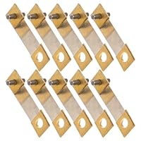 Mobestech 10stücke Pendelfedern für Mechanische Standuhren Ersatzteile aus Metall für Uhrenwerk Zubehör für Wand oder Standuhren Teile für Vintage-Uhren und Wecker