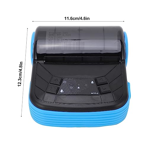 Image of Thermal Printer Wireless High Speed 80mm Portable Receipt Printer for Supermarkets Restaurants Shops