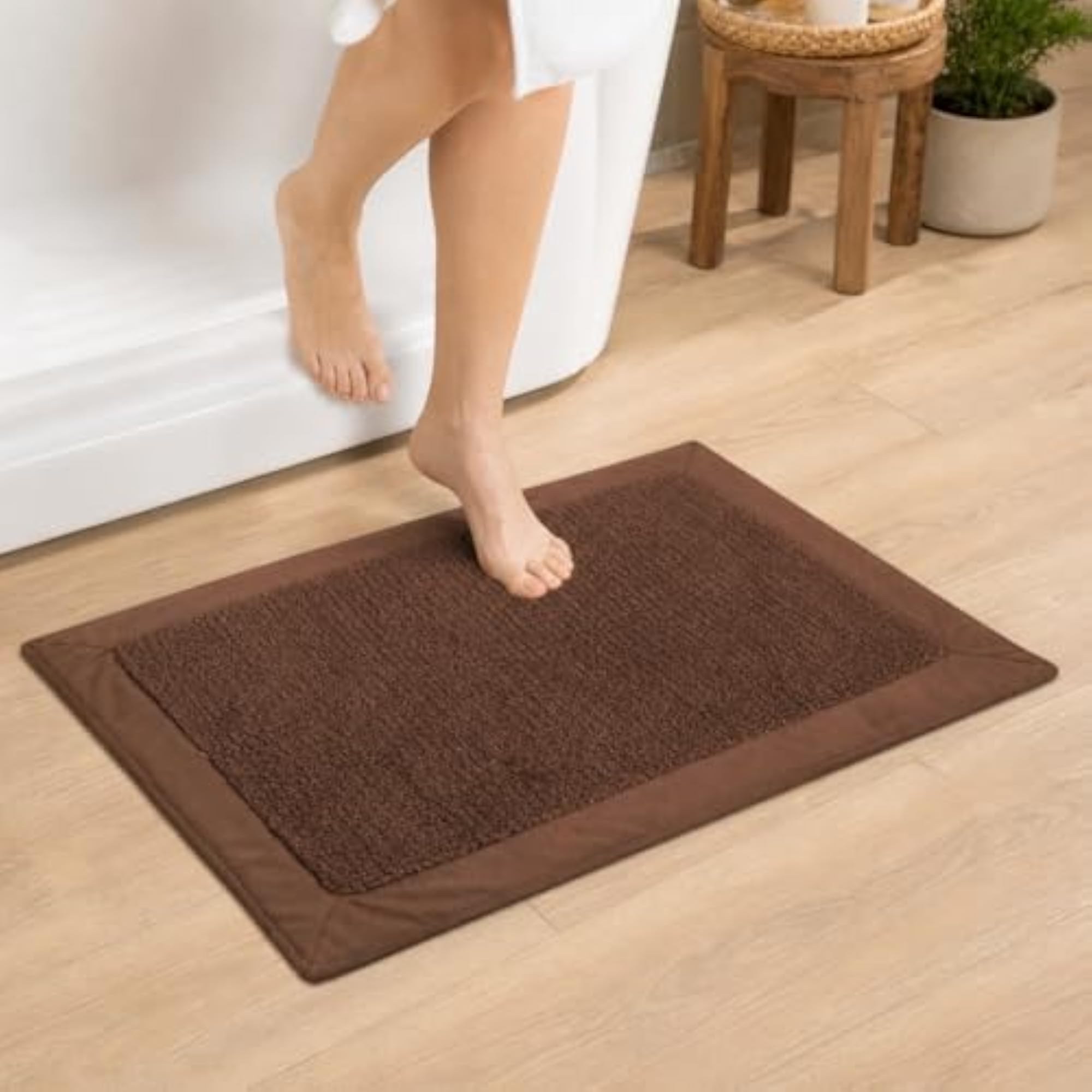 Ellington Collection Bath Mat, Microfibre, Non-Slip