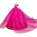 Fashion Princess Wedding Dress Party Gown Clothes for 11.5inch Doll Fishtail Dresses 1:6 Dolls Accessories (Style G)