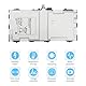 Oyomba EB-BT800FBE akku Ersatzakku für Samsung Galaxy Tab S 10.5 (SM-T800, SM-T805, T807, T801, P805, T805c)