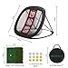 Golf Chipping Net Set with Mat & 12 Practice Balls – All-in-One Golf Training Kit – Portable, Easy Setup for Backyard & Indoor Use – Great Gift for Golfers and Beginners