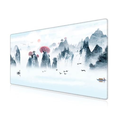 Tapis de souris de jeu XXL LL-COEUR pour éviter le manque de place sur le bureau