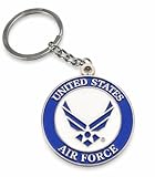 Old Dominion LLC Officially Licensed U.S. Air Force (USAF) Keychain | 1.5' Diameter | Perfect Airman, Veteran and Military Gift