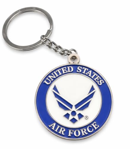 Old Dominion LLC Officially Licensed U.S. Air Force (USAF) Keychain | 1.5' Diameter | Perfect...
