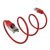 FireFold Cat5E Shielded Ethernet Patch Cable Red 100ft - Internet Cable Snagless Boot Network Wire - High Speed Ethernet Patch Cable 350MHz FTP Cord - 4 UTP 24AWG Stranded Pure Copper Wire