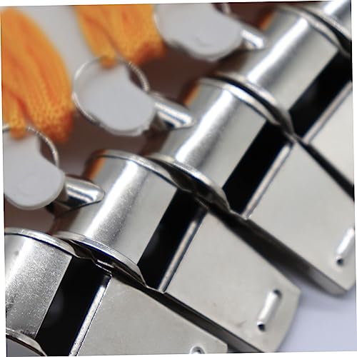 Silbatos de metal BESPORTBLE para árbitros y eventos 12 pcs miniatura 5